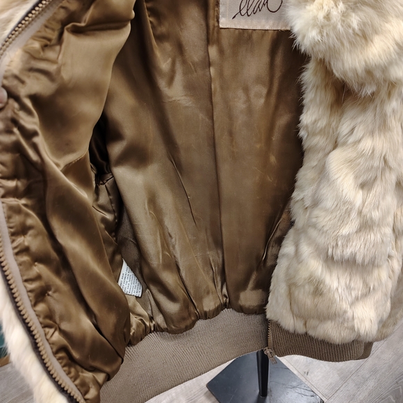 Elan Tan Rabbit Jacket - Picture 9 of 9